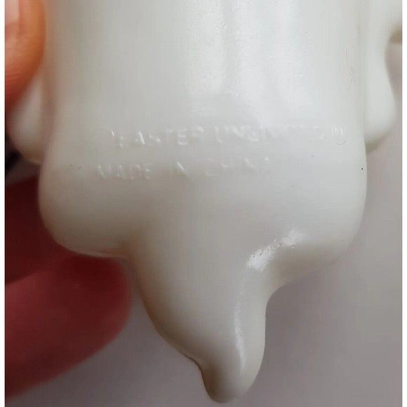 Vtg GHOST Halloween String Lights Plastic Blow Mold Set of 10 Easter Unlimited - Picture 5 of 13